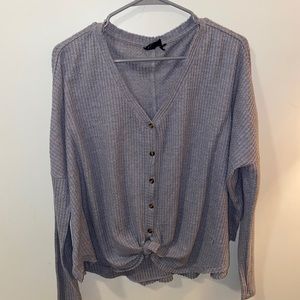 Urban Outfitters waffle thermal top
